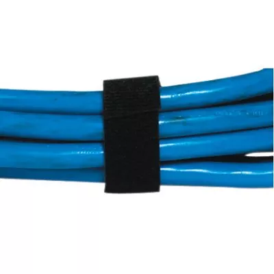 1 1/2" x 75' Black VELCRO Brand Self-Grip Straps 1 Rolls/Case