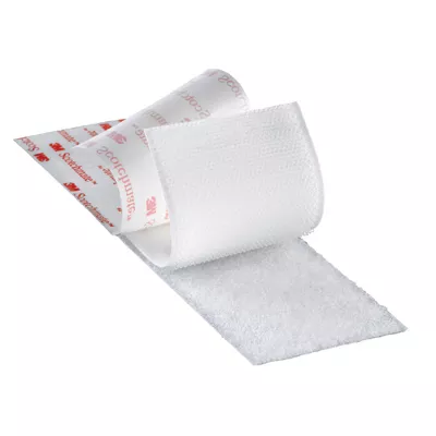 1" x 150' Hook White 3M SJ3526N Scotchmate Fastener 3 Rolls/Case