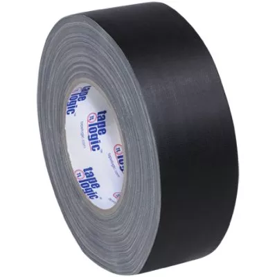 1" x 60 Yards Black Tape Logic 11 Mil Gaffers Tape 3 Rolls/Case