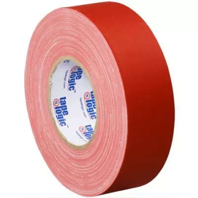 1" x 60 Yards Red Tape Logic 11 Mil Gaffers Tape 3 Rolls/Case