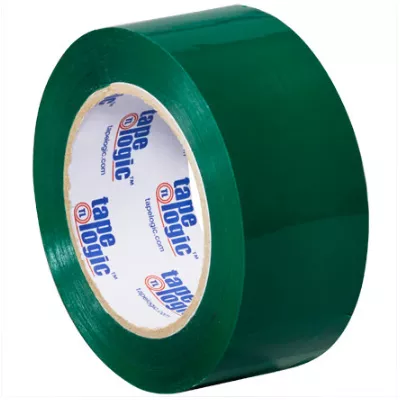 2" x 110 Yards Green Tape Logic Carton Sealing Tape 36 Rolls/Case