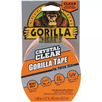 2" x 27 ft Gorilla Clear Repair Tape 1 Roll/Case