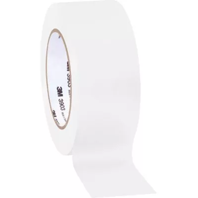 2" x 50 Yards White 3M 3903 Duct Tape 3 Rolls/Case