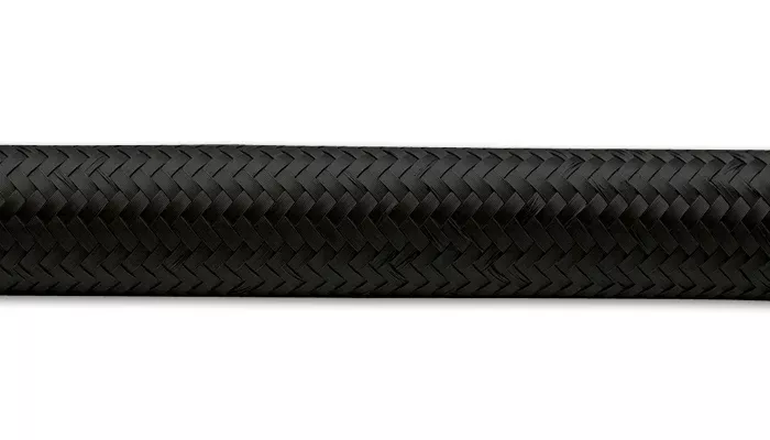 2ft Roll -10 Black Nylon Braided Flex Hose