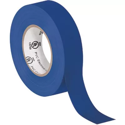 3/4" x 20 Yards Blue Electrical Tape 200 Rolls/Case