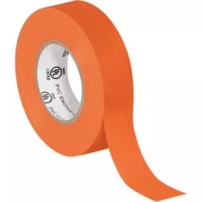 3/4" x 20 Yards Orange Electrical Tape 200 Rolls/Case