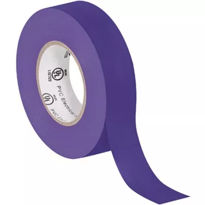 3/4" x 20 Yards Purple Electrical Tape 10 Rolls/Case