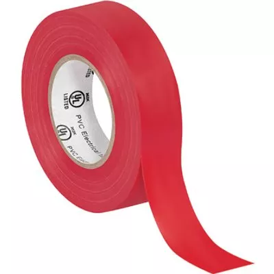 3/4" x 20 Yards Red Electrical Tape 10 Rolls/Case