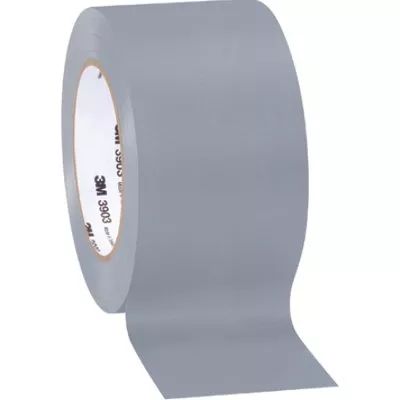3" x 50 Yards Gray 3M 3903 Duct Tape 18 Rolls/Case