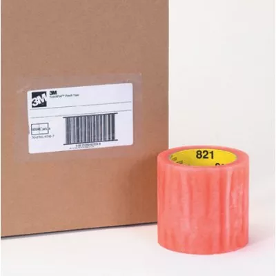 5" x 72 Yards 3M 821 Label Protection Tape 8 Rolls/Case