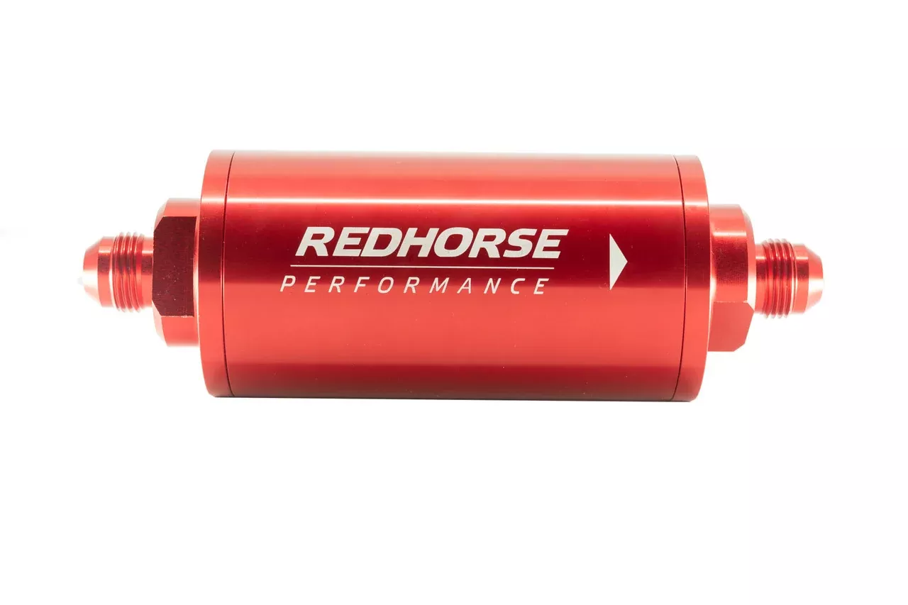 8AN Fuel Filter Red