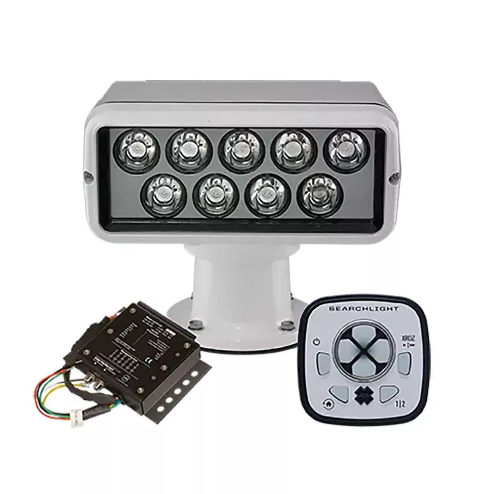 ACR RCL-100 LED White Searchlight w/URP-103 Wired Point Pad, URC-104 Master Controller & URH-103 Wireless Handheld Remote