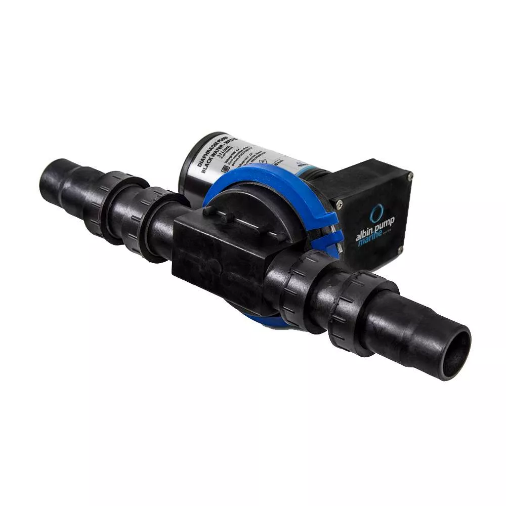 Albin Group Waste Water Diaphragm Pump 32L (8.5 GPM) – 12V