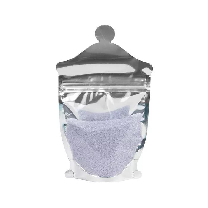 Apothecary Jar Shaped Pouch, Clear Front Panel, 5 1/2" x 2 3/8" x 9" (100 Pieces)