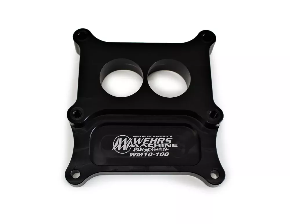 Carb Adapter 2bbl to 4bbl Holey 1in Thick