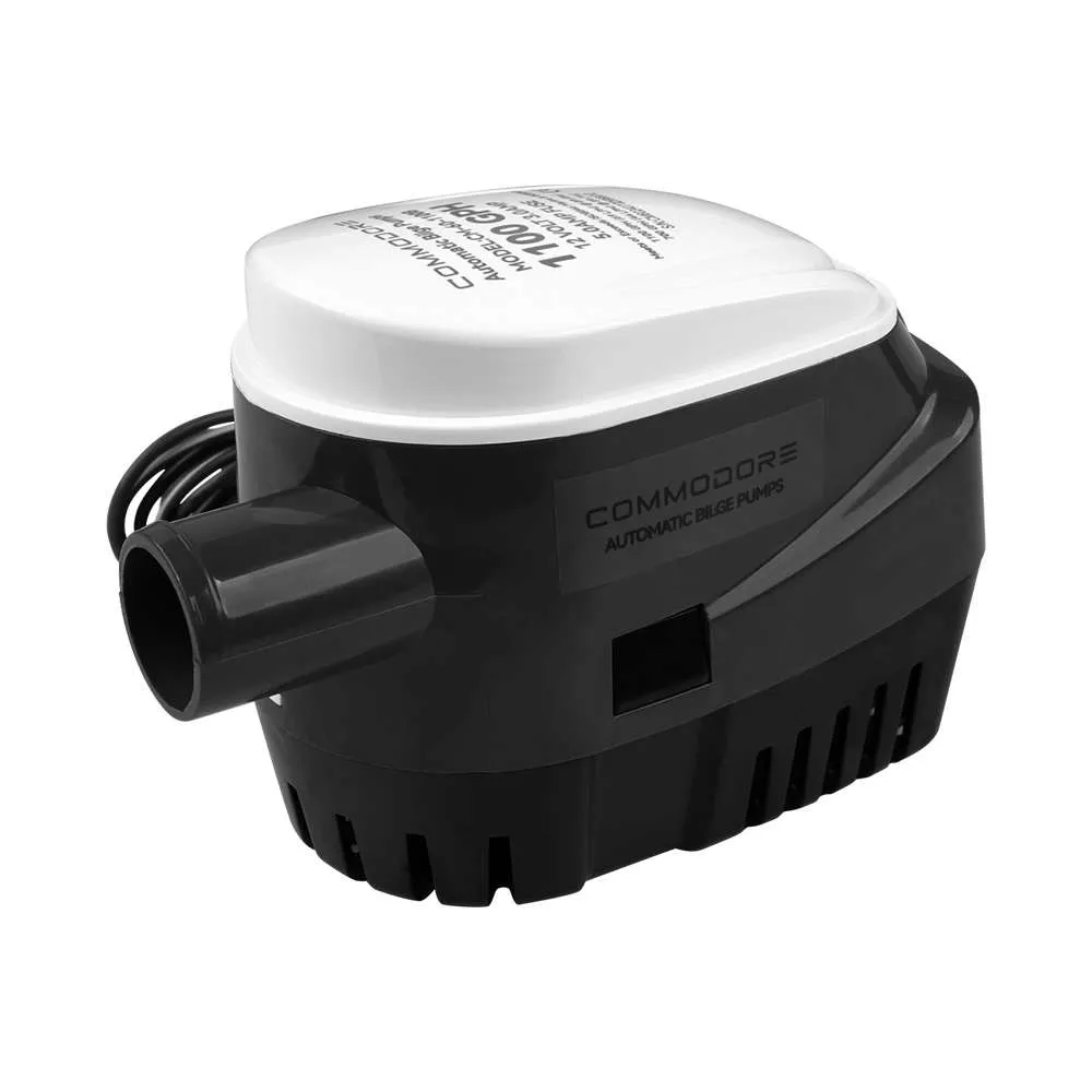 Commodore 1100 GPH 60 Series Automatic Bilge Pump – 12V