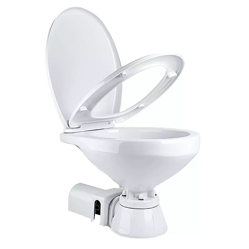 Commodore Electric Marine Toilet – Rear Macerator – Regular Size