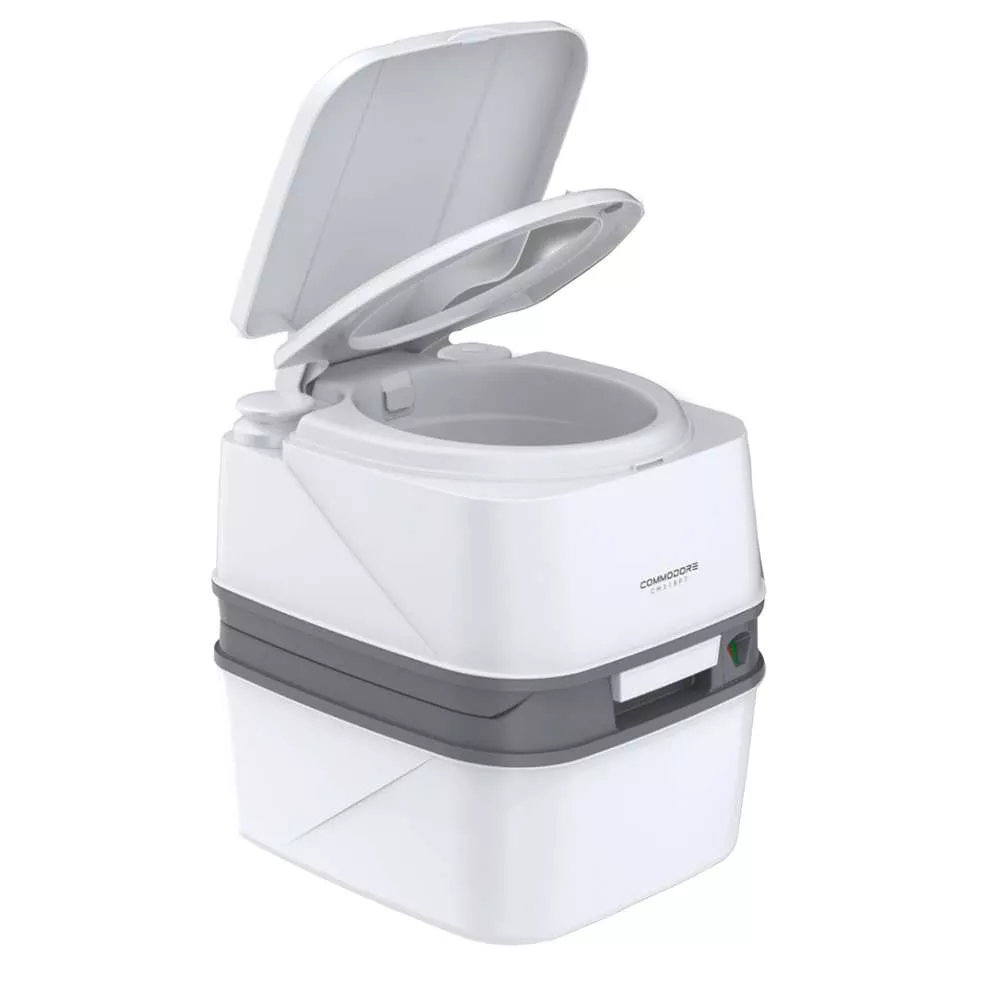 Commodore Premium Portable Travel Toilet – Injection Molded – 18L/4.75 Gallon