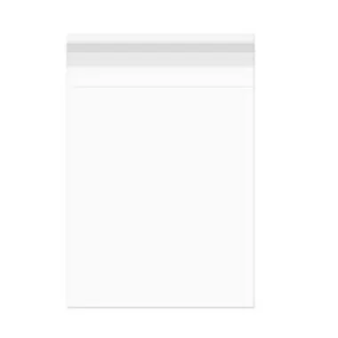 Crystal Clear Bags with Flap, 10 7/16" x 15 1/4" (100 Pieces)