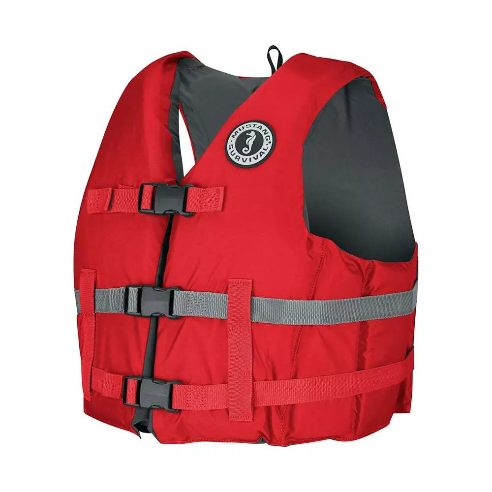 Mustang Livery Foam Vest – XL/XXL – Red