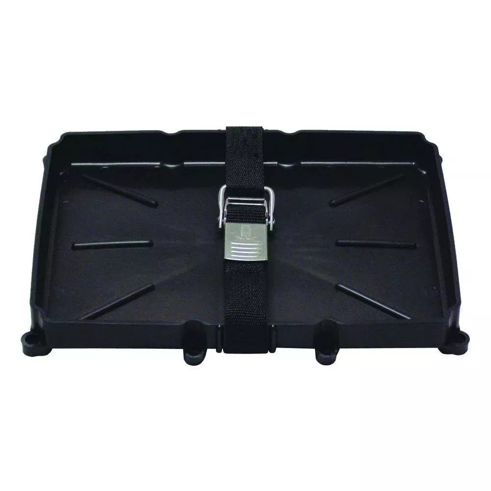 T-H Marine 24 Series Battery Holder Tray w/Stainless Buckled Strap