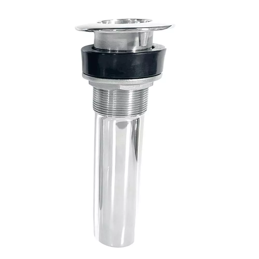 Tigress 9″ 0-Degree Rod Holder – Screwless – Stainless Steel