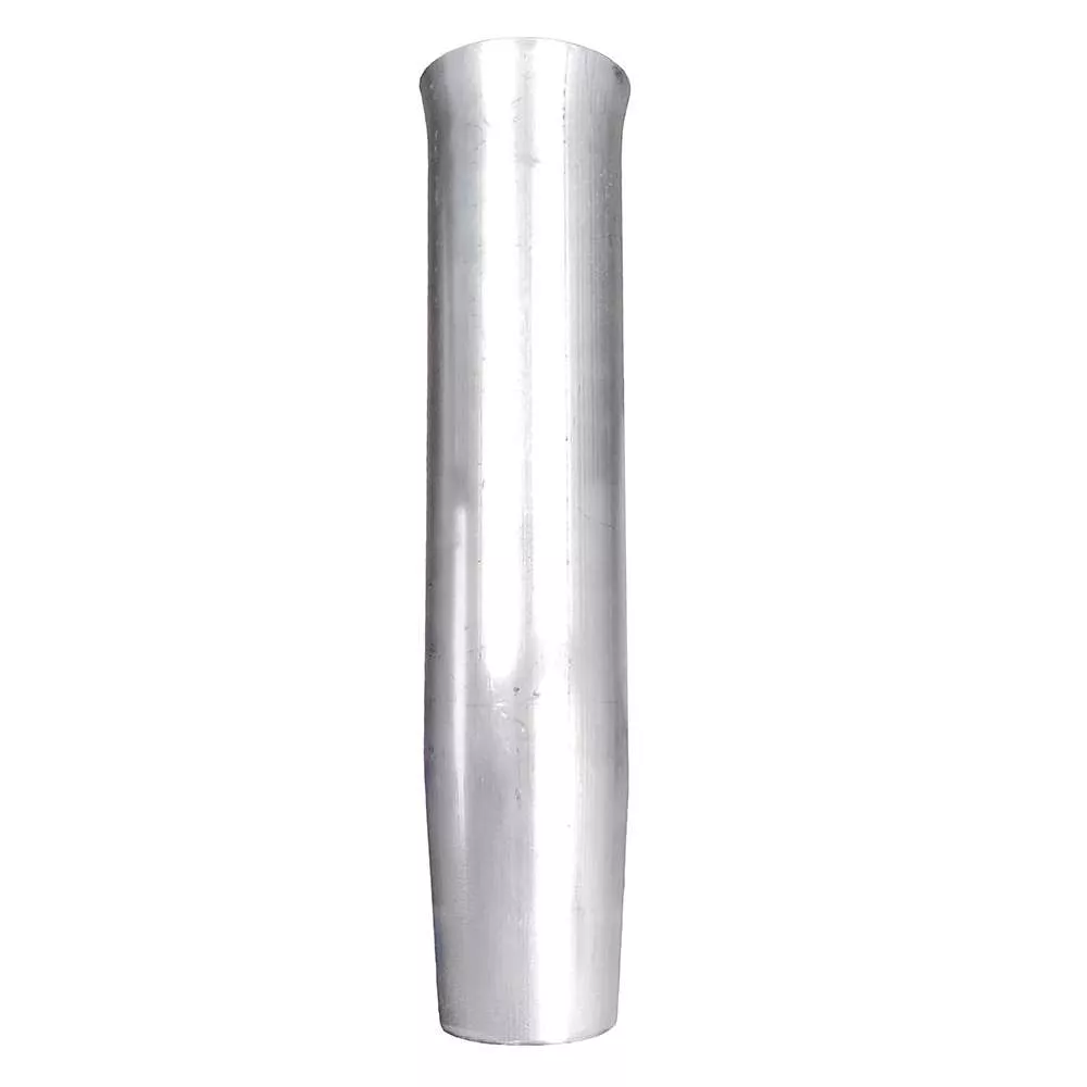 Tigress Weld On Aluminum Flared Rod Holder w/o Blade Mill Finished 10″