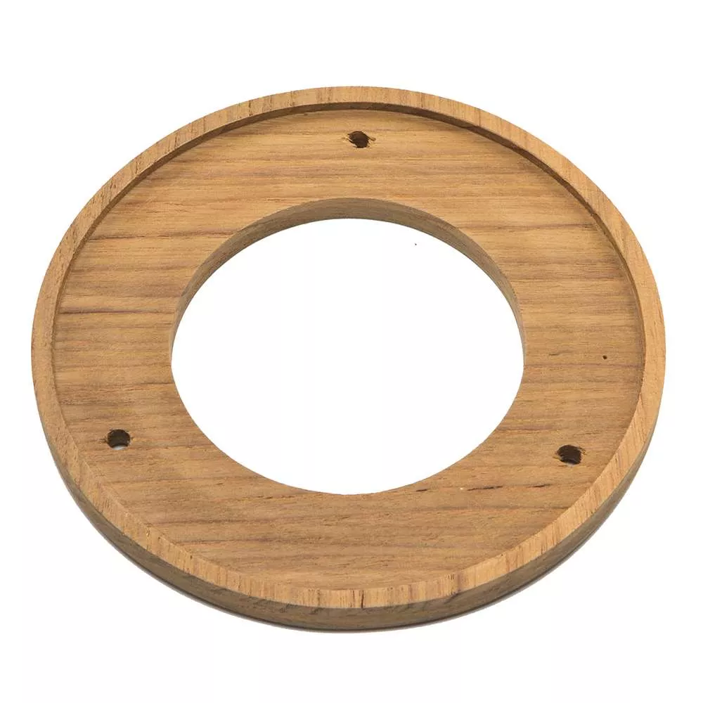 Whitecap Teak Trim Ring – 3″ Inner Diameter Opening