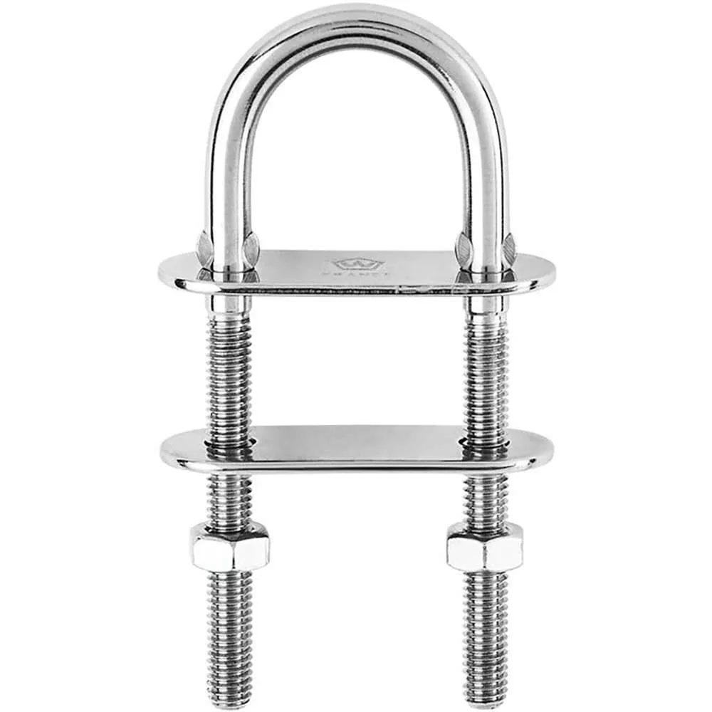 Wichard U-Bolt Pad Eye – 6mm Diameter – 15/64″ – 90mm Length – 3-35/64″