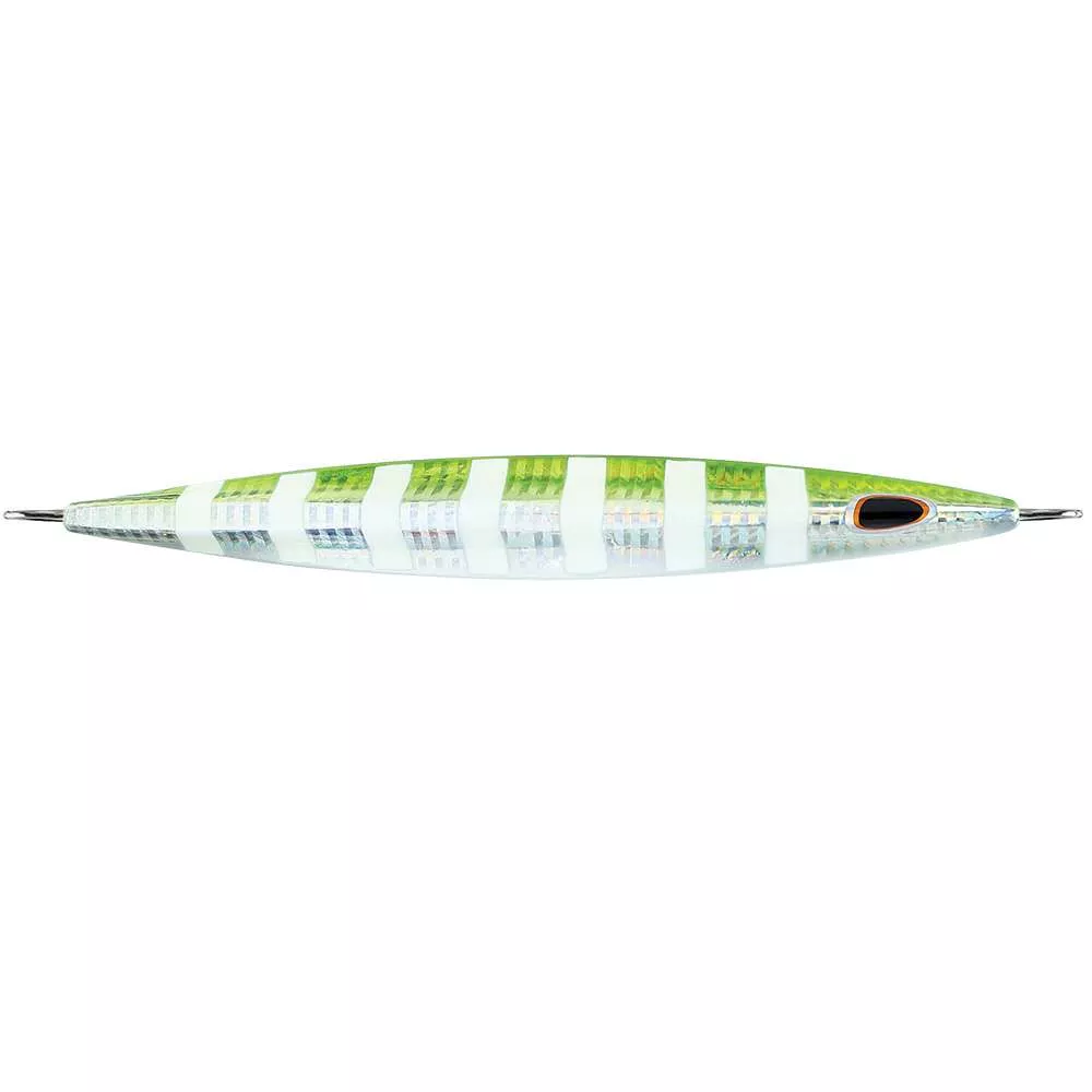 Williamson Kensaki 170 Jig – 6″ – 6oz – UV Green Sardine Zebra