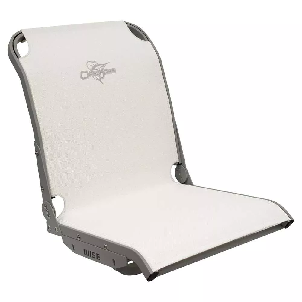 Wise 3374 Aero X™ Cool-Ride Mesh Mid-Back Boat Seat – White