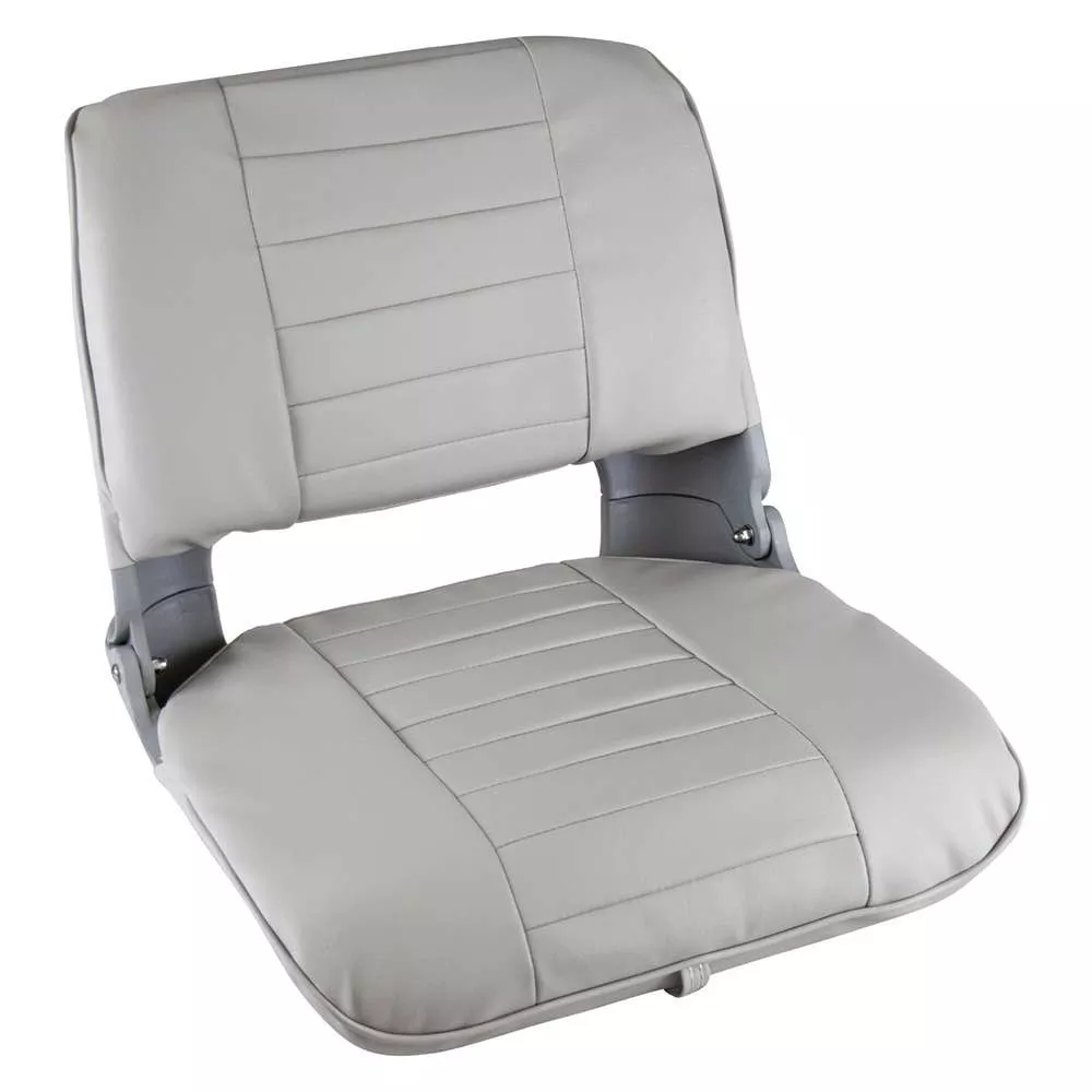 Wise Pro Style Clamshell Fold Down Fishing Seat – Grey