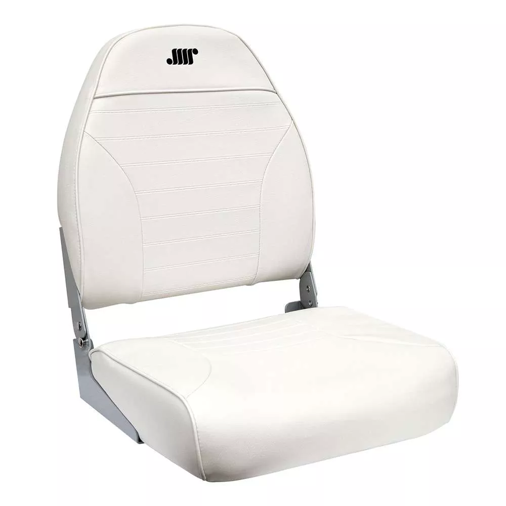 Wise Standard High-Back Fishing Seat – White