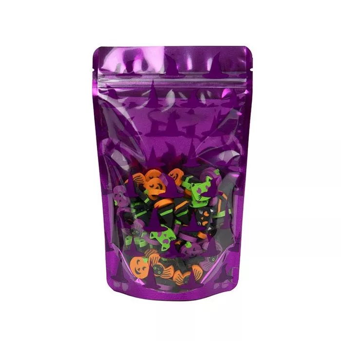 Witches Hats Stand Up Zipper Pouch, 5 1/8" x 3 1/8" x 8 1/8" (25 Pieces)