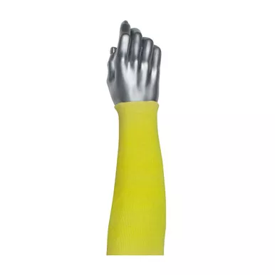 Yellow 14" Kevlar knit 2 Ply Slv, 3x14 inch Kevlar Sleeves 10-KS14
