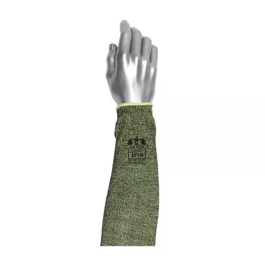 Yellow 18" Kevlar Armor, 1 ply sleeve, 18 inch, yellow/black Kevlar Sleeves 10-KVS18YBH