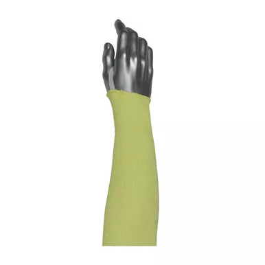 Yellow 18" Smart Fit ACP/Kevlar Engineered blend, 18" sleeve with elastic thumb strap Arc Sleeves 10-21KVACPM18-ET