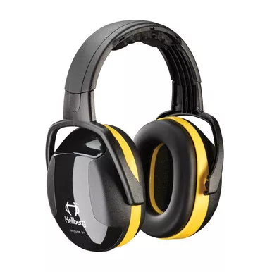 Yellow OS Hellberg Headband, Secure 2 with 26 dB NRR, Yellow/Black, Dielectric Headband 1 Pair 263-41002