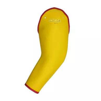 Yellow XL NOVAX Insulating Sleeve, Class 2, Yellow Over Red Novax Rubber Insulating Sleeves 1 Pair 199-2-XLARGE