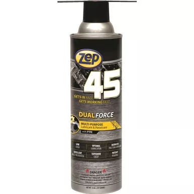 ZEP 45 Dual Force Superior Dual-Action Penetrant & Lubricant Aerosol, Case of 12 490747